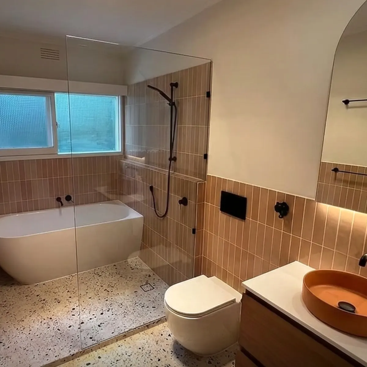 Mediterranean bathroom renovation, Gold Coast